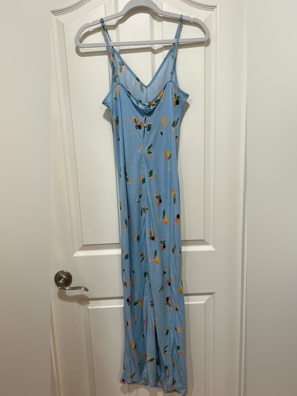 O'Neill Light Blue Floral Slip Dress - Picture 5 of 6